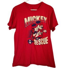 Disney Mickey To the Rescue Disneyland Hanes T-Shirt